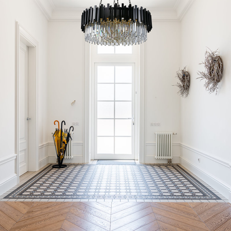 Modern Crystal Chandelier Ceiling Light Fixture for Living Room and Bedroom, Chic Design Lamp, 135cm H x 80cm W x 80cm D, 16