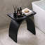 Tabouret de douche à surface solide, banc de salle de bain en résine de pierre imperméable-330804135