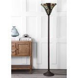 Orvis 71'' Brown Torchiere Floor Lamp