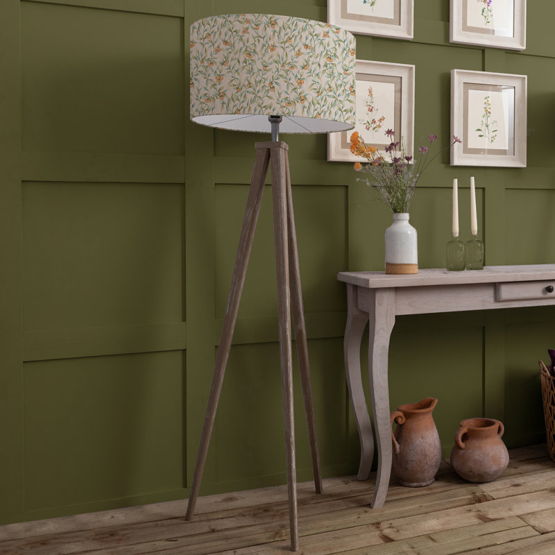 Aratus 158cm Brushed Traditional Floor Lamp