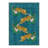 Abraham Tropique Tropical Machine Washable Blue / Green Indoor Area Rug with Non-Slip Backing-1040821391