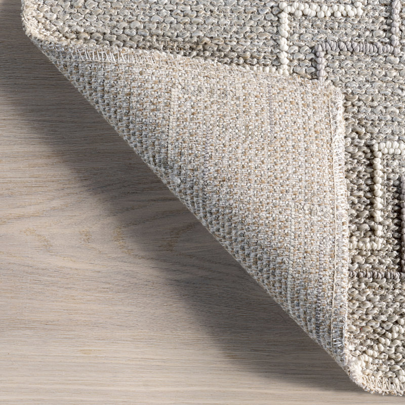 Alani Textured Moroccan Area Rug, Rectangle 5'3" x 7'6"