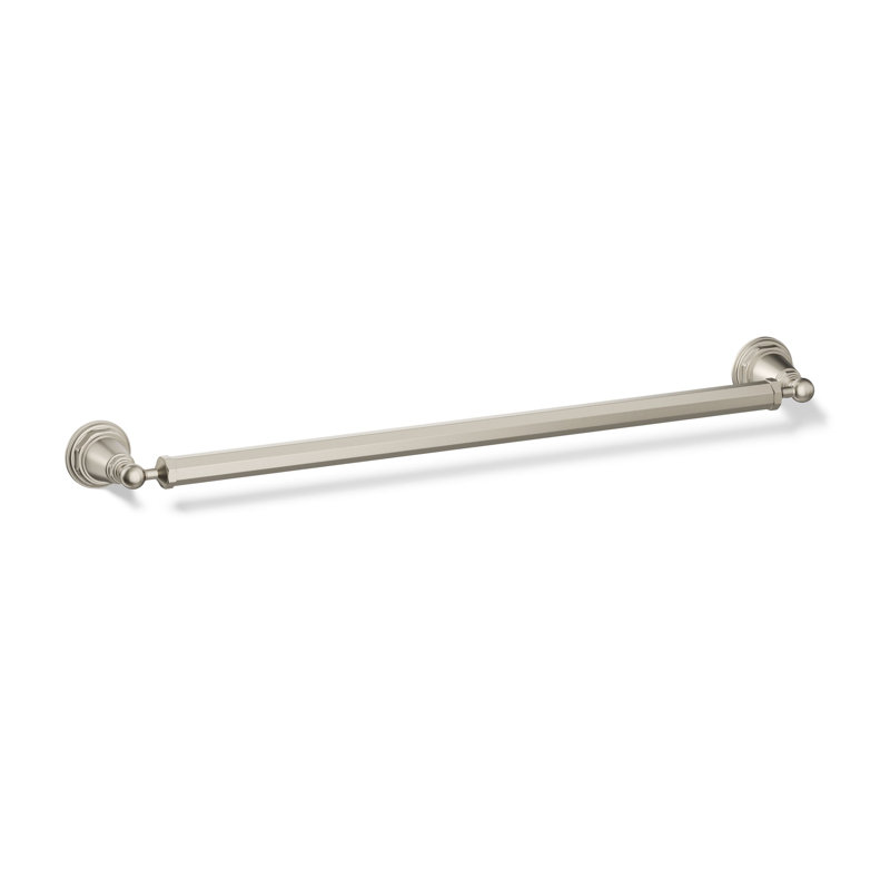 Pinstripe® 20.25" Wall Mounted Towel Bar, Vibrant Brushed Nickel, 24"W