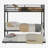 Heavy-Duty Sturdy Meta Twin Over Twin Bunk Bed/L/ Noise Reduced/ Safety Guardrail/No Box Spring Needed,Black-1078927540