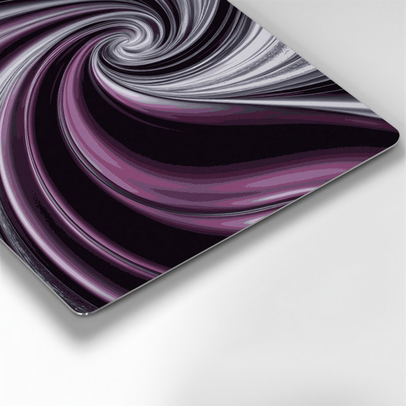Gradient Abstract 64, art mural en métal mauve, H 12 po x l 12 po