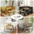 3-Piece Reversible Solid Pine Corner Breakfast Nook Dining Set-410504935