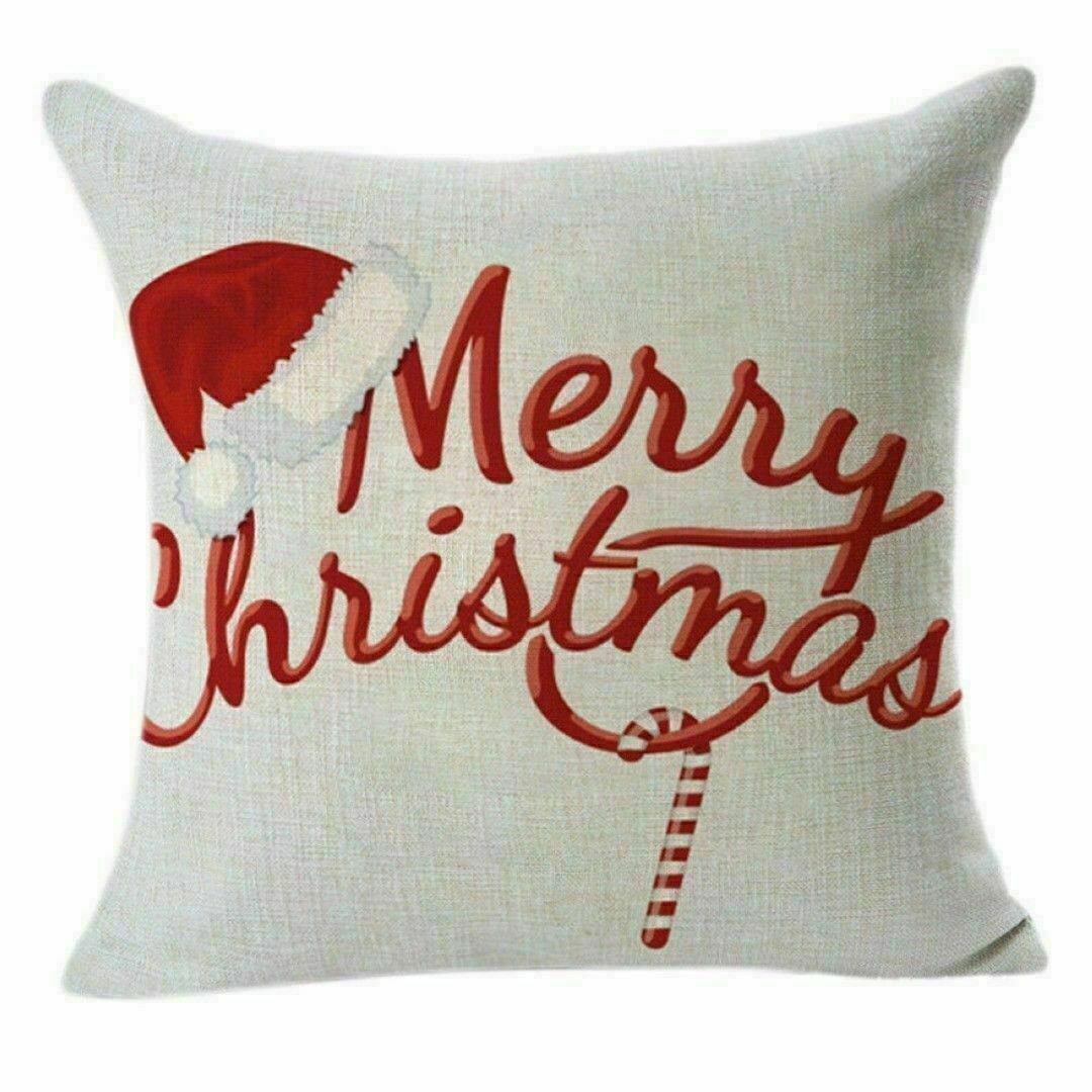 Hoplee hoplee christmas pillow covers white throw pillow covers