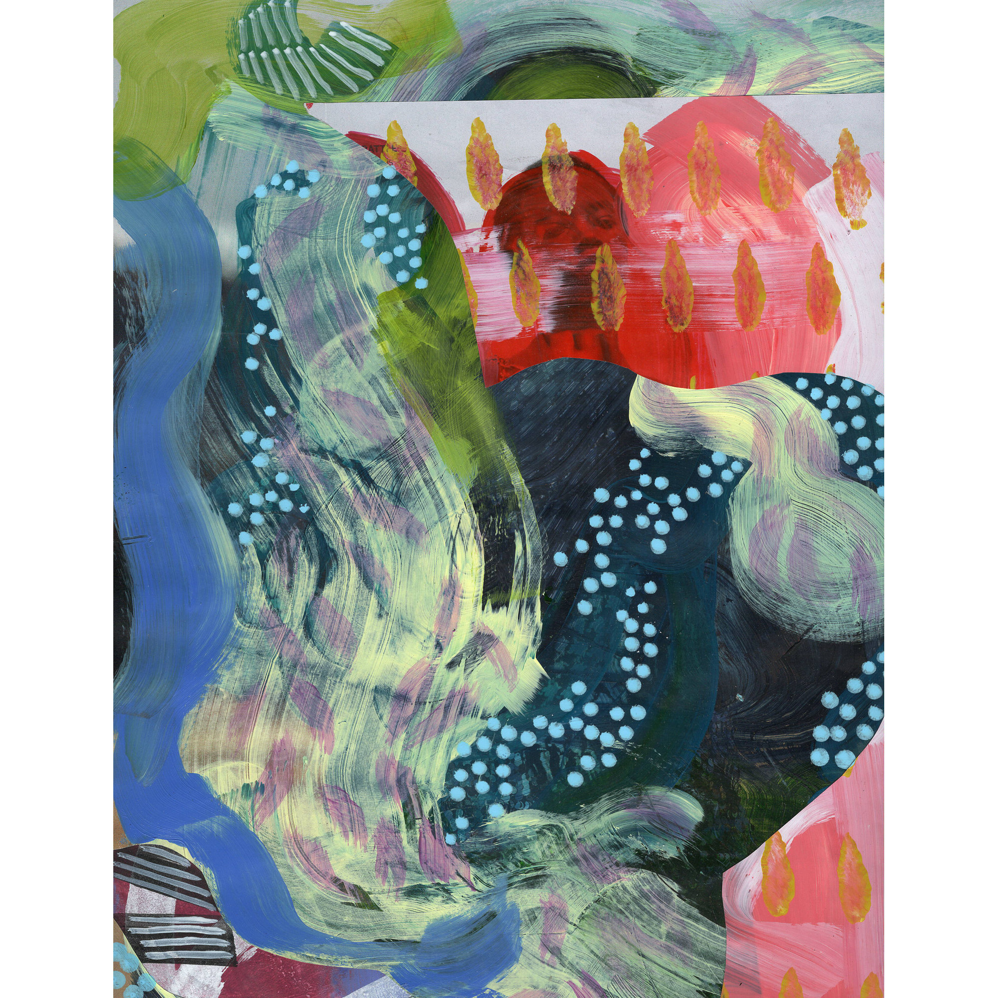 Bosc De Les Fades II by K'era Morgan, Black Paper Single Picture Framed, 24" H x 18" W, White