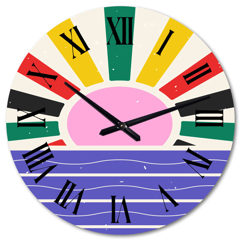 Très grande horloge murale rétro, Très grand