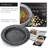 Crystalia USA Kunafa Aluminum Platter