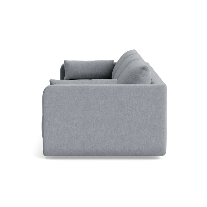 Eva Modular Sofa, Performance Weave - Zinc
