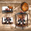 Shorey Floor Wine Bottle & Glass Rack in