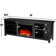 Aiert TV Stand for TVs up to 78" with Fireplace Included