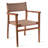 Palermo Solid Teak Stackable Outdoor Armchair