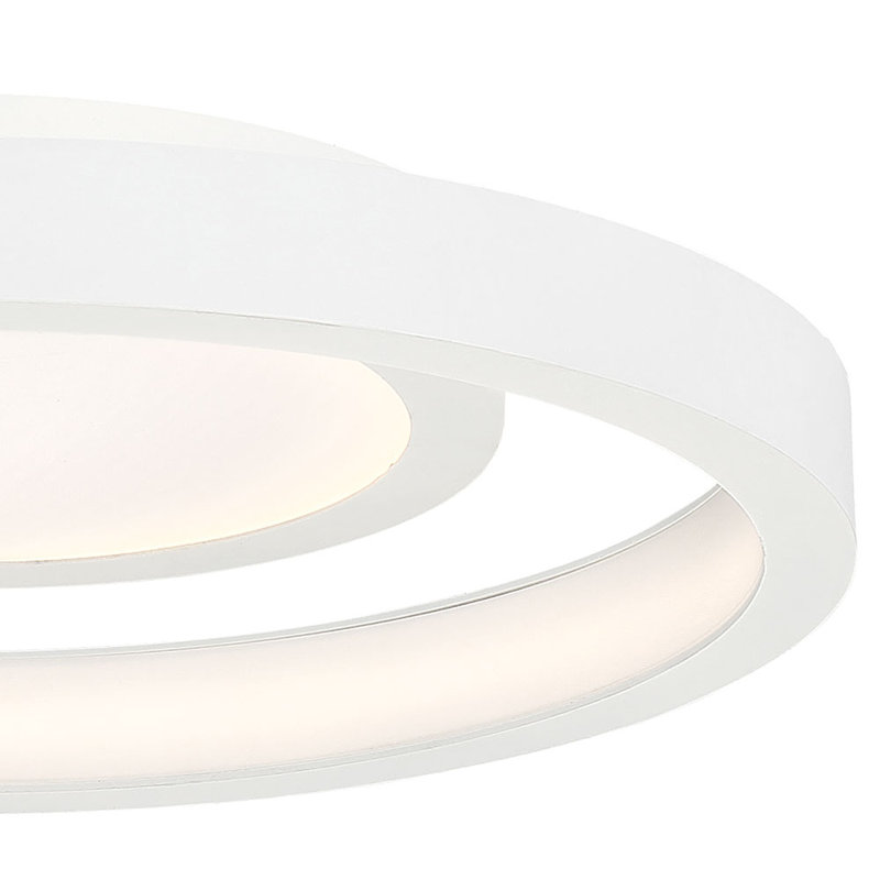 Caerphilly Glass LED Flush Mount