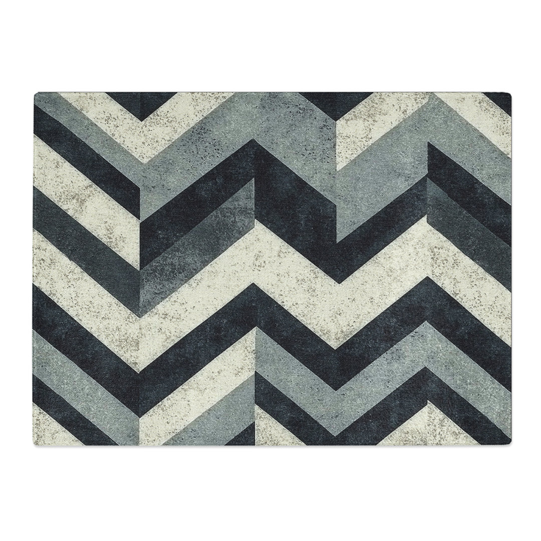 Chevron Pattern Vol.8  Glass Chopping Board