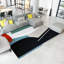 Tapis rectangulaire Dree avec envers antidérapant-518503565
