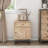 Solid Wood Nightstand-594397737