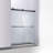 Spezia 56'' - W x 76'' H Double Added Door Frameless Shower Door with-64619150