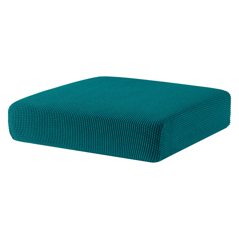 Box Cushion Armchair Slipcover, Blue