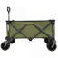 Utilitaire utilitaire de jardin pliable couleur chariot de camping pique-nique extérieur chariot de plage, vert-123115759