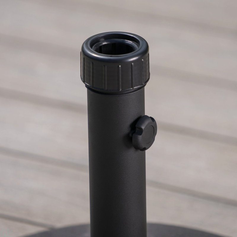 PORTE-UM ROND 55 LBS, Noir
