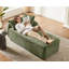 Chaise longue moderne rembourrée (ensemble de 2)-1724857330