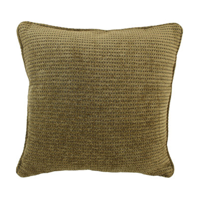 Coussin décoratif en chenille avec corde