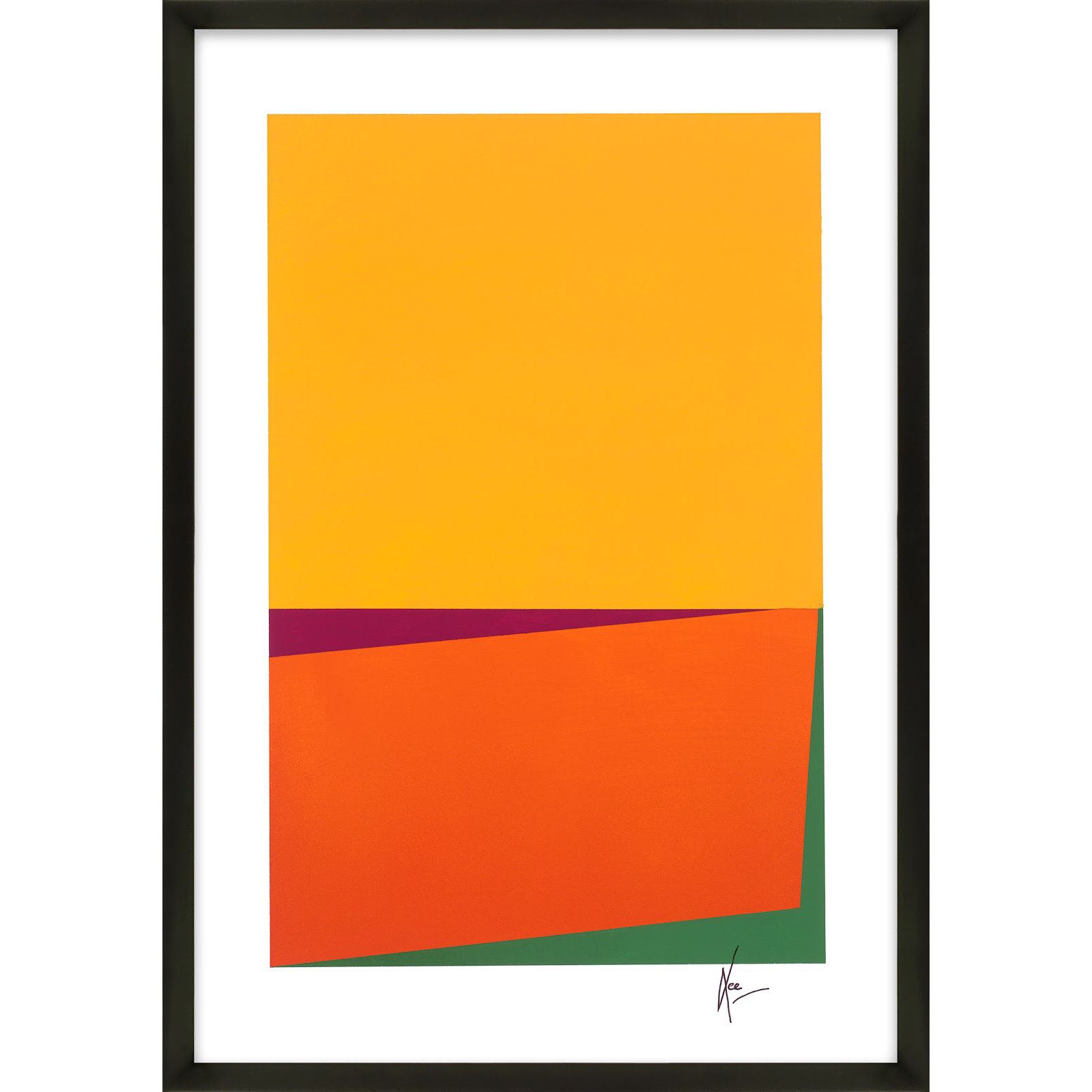 Sahara by Lee Lessem, Black, 38" H x 26.5" W x 1.25" D