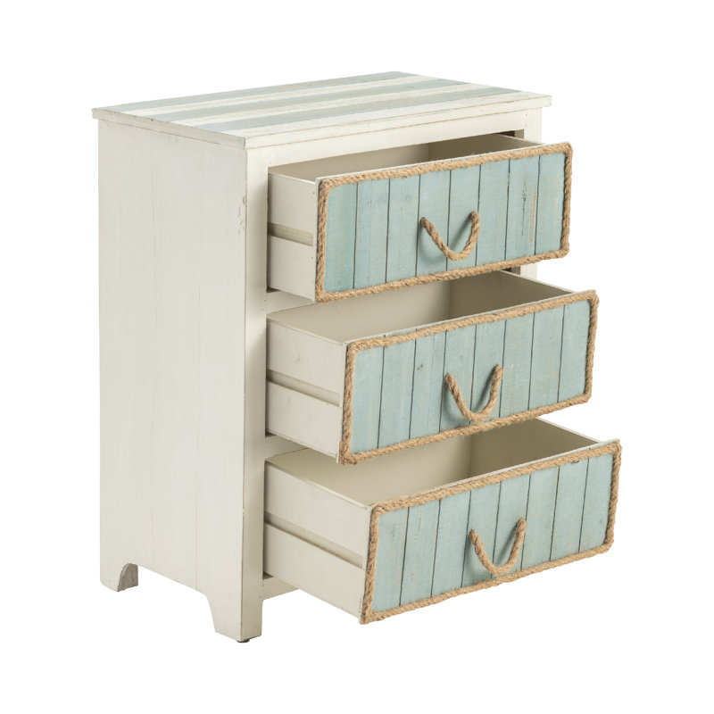 Commode décorative 3 tiroirs Harrill