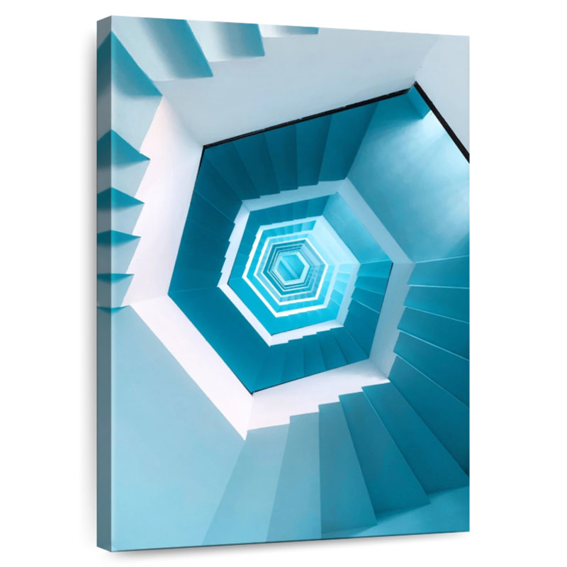 Lilie Hexagon Staircase, 48" H x 32" W