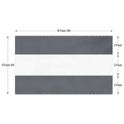 Heavy Duty Outdoor Clear Panel Curtain, All Weather Resistant Tarp Curtain for Pergola Porch Gazebo, Privacy Screen, Blackout Curtains(9 x 15 ft)