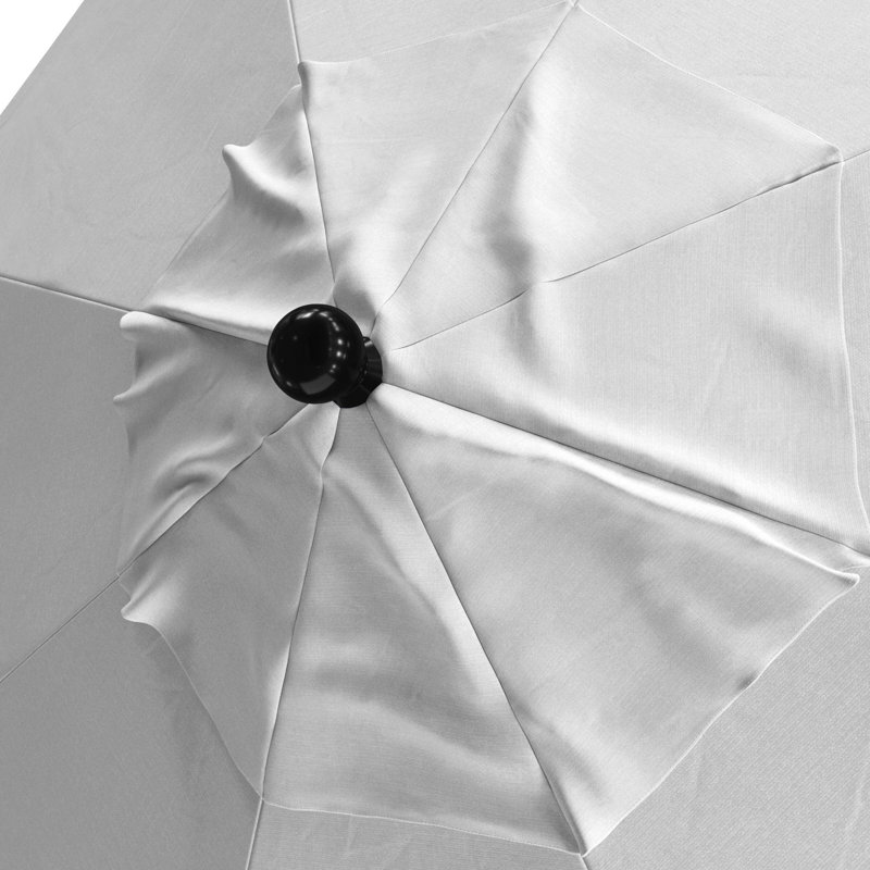 Parasol de marché 11 pi Delora, Naturel - Pacifica, Pierre noire