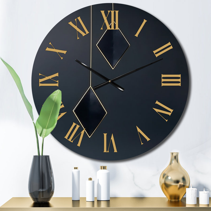 Ekundayo - Modern Geometric Wall Clock, Small