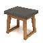 Akil Rectangular Outdoor Side Table , 50cm cm W 40cm cm D