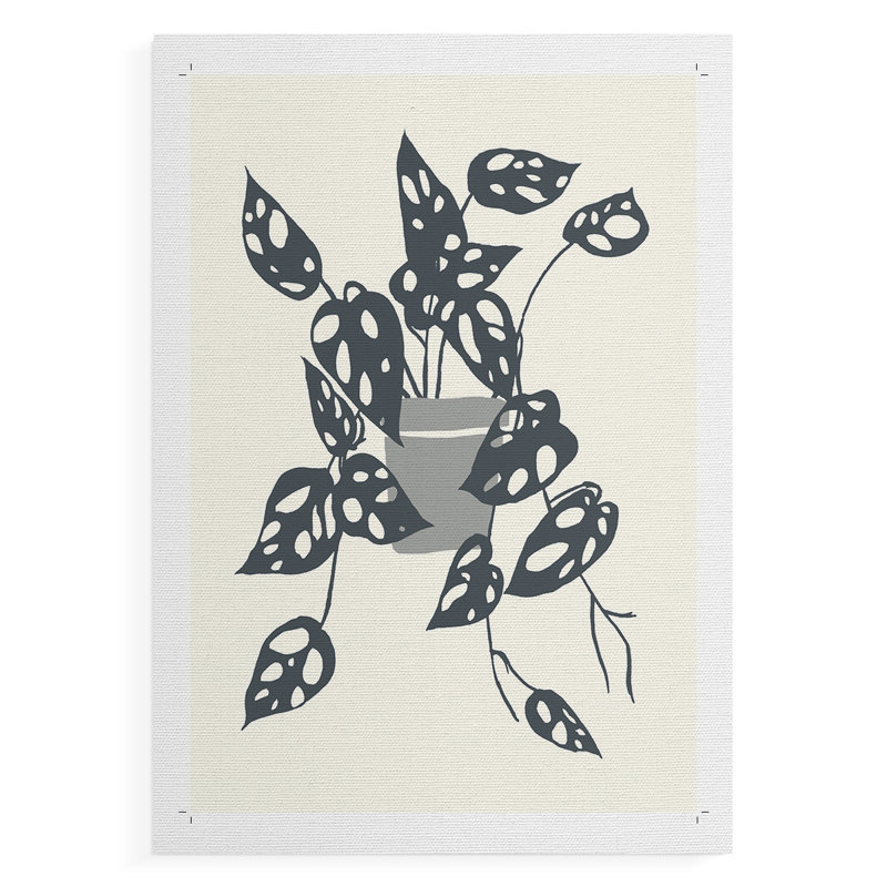 Growing Leaves IV - Impression sur toile seulement - NON-CADRE, H 18 po x l 12 po