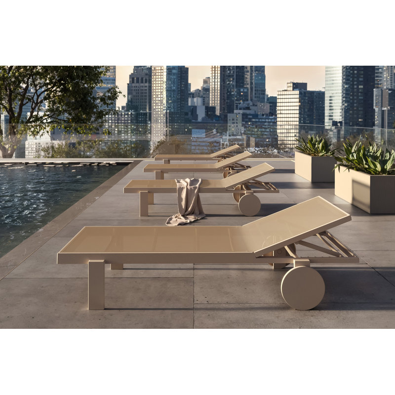 Gatsby Sun Lounger, Ecru