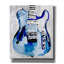 Toile épique Graffiti «Electric Blues 4» par Annie Warren, 20 po x 24 po-1949999531