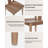 Farmhouse Wood Dining Chairs With Curved Back-899509267-879348980