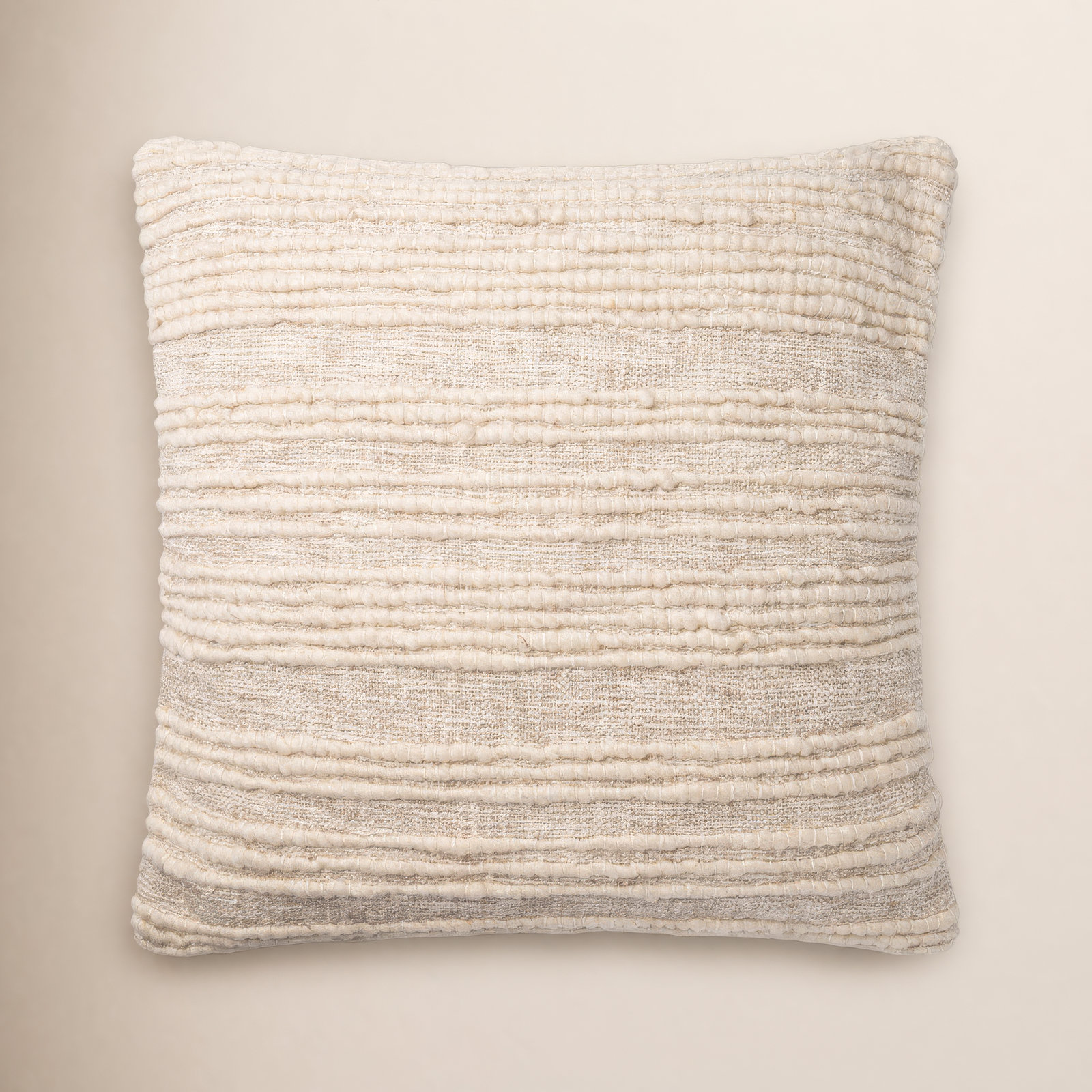 Sagitta Embroidered Cotton Throw Pillow, Down Blend