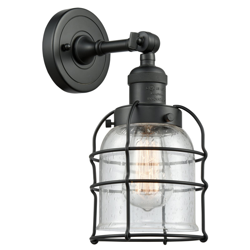 Nathen Semi Flush Mount, LED, Seedy, Matte Black