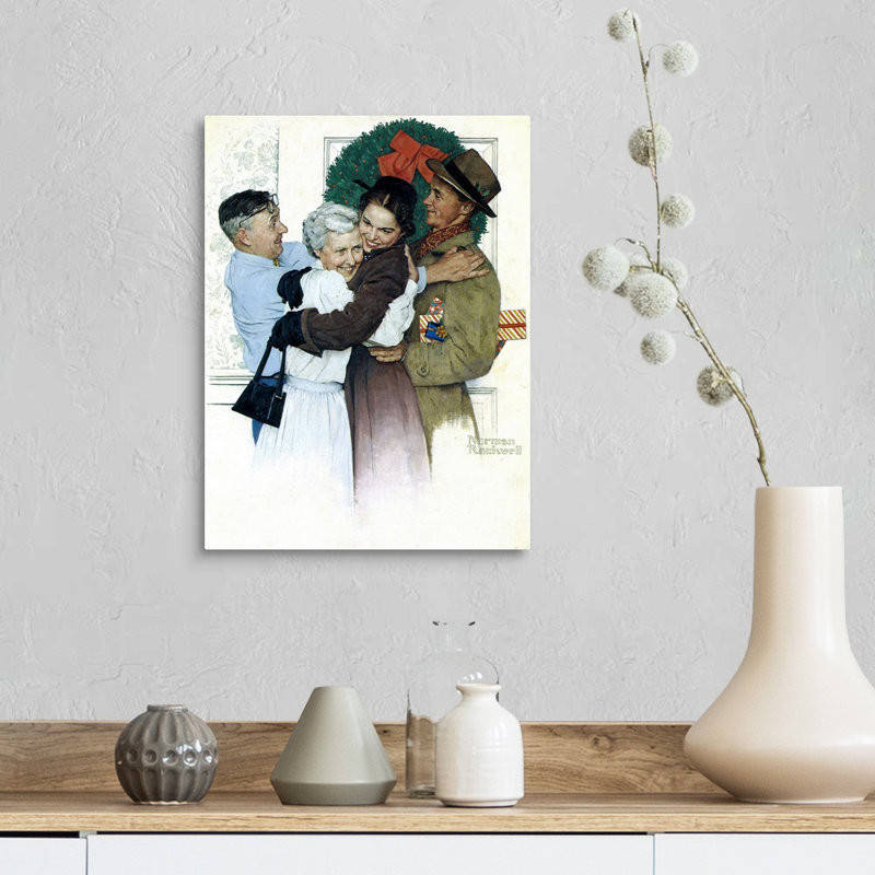 Art mural sur toile Norman Rockwell, Toile tendue, H 16 po x l 12 po x P 1,25 po