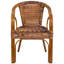Chaise de patio en bambou et aluminium Houtz-33388874