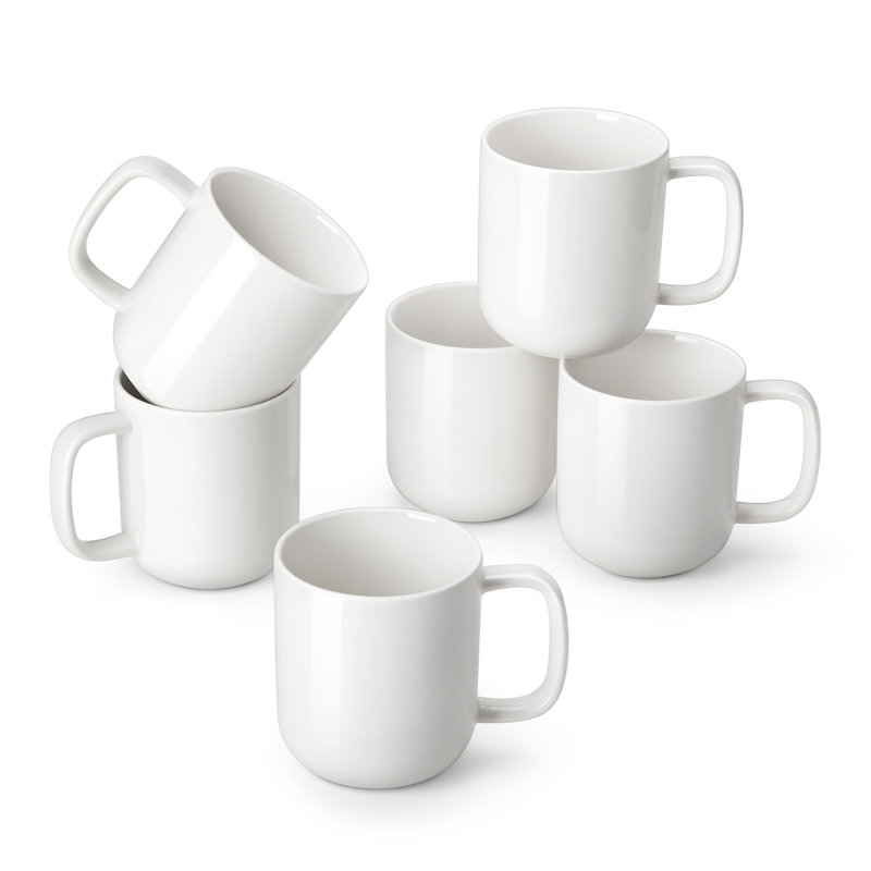 Ceramic Coffee Cup, Set of 6, 320ml