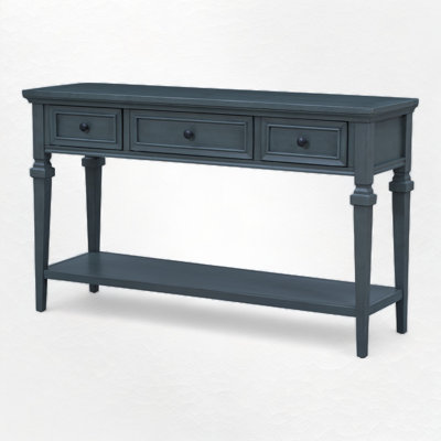 Omeara 50" Console Table,entryway table,Sofa Table with three top drawers