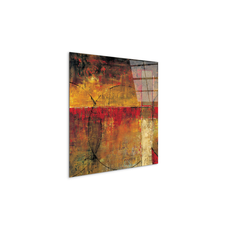 Abstract Decision by Art Studio 58x58 Cm Frameless Panel Lightweight Ready to Hang, CrystalArt