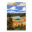 Art mural sur toile tendue - Lantern Press «National Park 14», art mural pour salon, chambre à coucher ou bureau - 12 x 19-21645708