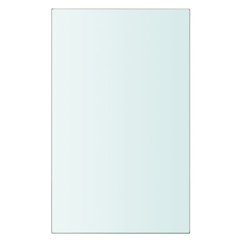 Zaynab 2 Piece Glass Floating Shelf, 0.8cm H x 20cm W x 12cm D