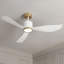 Ventilateur de plafond 52 po avec télécommande 6 vitesses à haut débit d'air, moteur à courant continu réversible à faible bruit-1678510880-1678510887