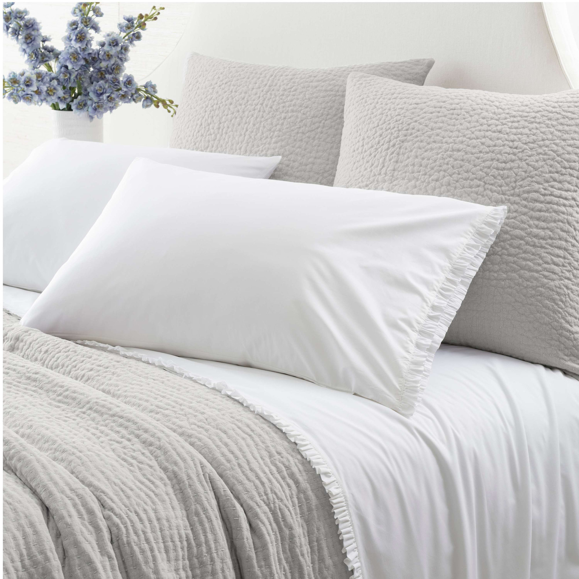 Classic Ruffle Sheet Set, Full Sheet Set, White
